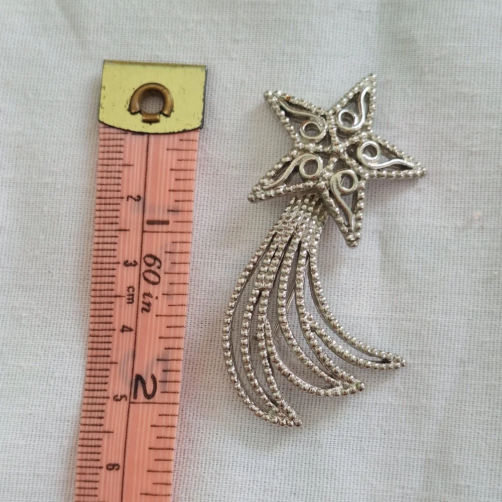 Silver Star Brooch
